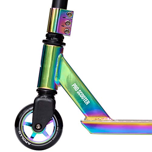 Apollo Stunt Scooter Star Pro - Stunt Scooter Pro robustos con rodamientos ABEC 9, Fun Scooter, Kick Scooter, Trick Scooter, Freestyle Scooter
