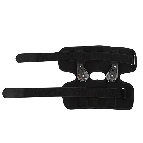 Apoyo articular de la rodilla ajustable soporte ortopédico soporte para correa de tobillo (L)