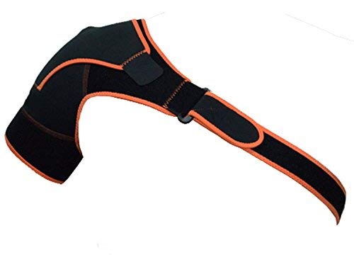 Apoyo de Hombro de Neopreno, Hombrera Ajustable, Apoyo de Hombro de Transpirable Peso ligero Gym Deportes Vendaje de Hombro para Hombre y Mujer