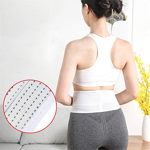 AQzxdc Cinturón de Hernia de ostomía, Cinturón elástico de estoma para Cintura Abdominal con Abertura de estoma, Cinturón de Soporte de Cintura de ligante Abdominal,6cm,S