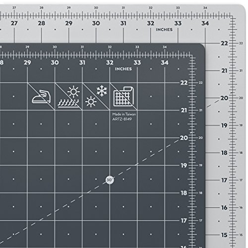 Arteza Base de corte autorreparable para cuchilla circular, Tamaño 24x36" (3 mm de grosor), Tabla para cortar manualidades y patchwork