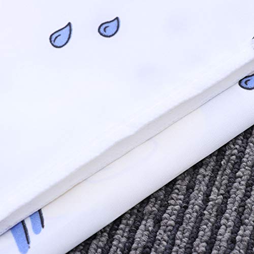 Artibetter Adorable Lavadora Cubierta Impermeable Impermeable Estampado de Rodillos Lavadora de Lavadora Protector de Lavadora para Lavamanos Secadores 1Pc