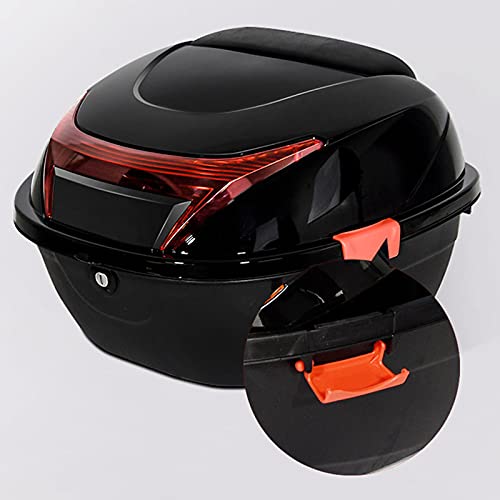 ASDQWER Baúl Moto Universal,Universal Baúl De Moto Scooter,Baul Top Case para Moto,Caja Superior Trasera De La Motocicleta,para Scooter De Motocicleta con Hardware De Montaje,Sapphire Blue