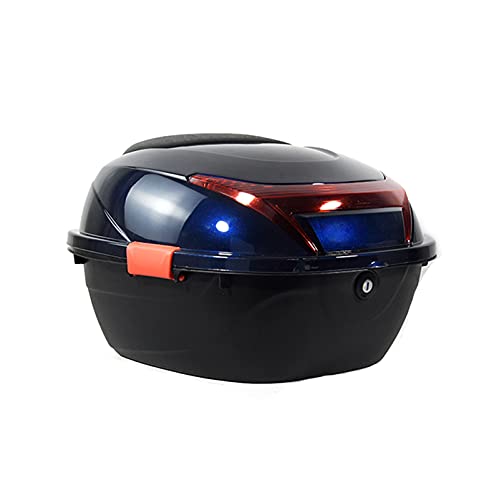 ASDQWER Baúl Moto Universal,Universal Baúl De Moto Scooter,Baul Top Case para Moto,Caja Superior Trasera De La Motocicleta,para Scooter De Motocicleta con Hardware De Montaje,Sapphire Blue