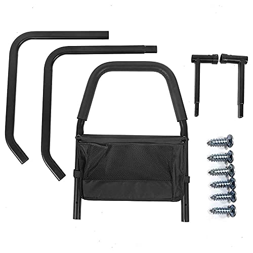 Asidero para Camas, Barra de Seguridad para Cama para discapacitados con Bolsa organizadora, Barra de Agarre para Asistencia de Cama de Hospital para el hogar, para Cama Doble, Cama Individual