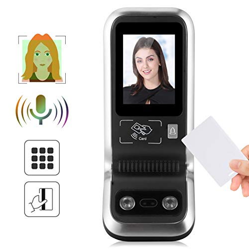 Asistencia de los empleados Tarjeta de identificación de 2,8 Pulgadas Pantalla a Color Sensi TFT de Infrarrojos Máquina de reconocimiento Facial con procesador de Cuatro núcleos a 1,5 GHz,