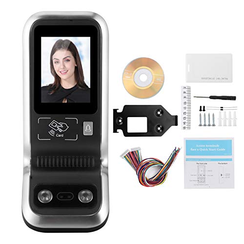 Asistencia de los empleados Tarjeta de identificación de 2,8 Pulgadas Pantalla a Color Sensi TFT de Infrarrojos Máquina de reconocimiento Facial con procesador de Cuatro núcleos a 1,5 GHz,