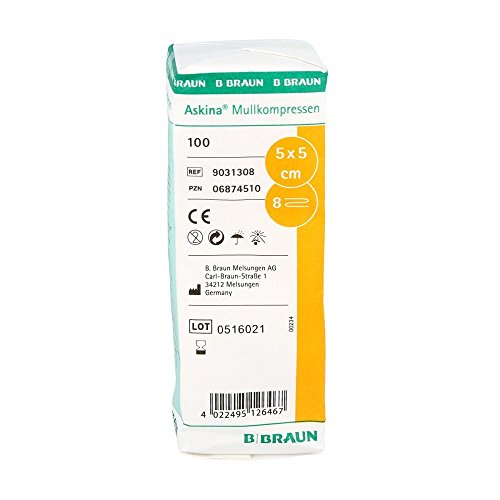askina Mull compresas 5 x 5 cm, 100 St