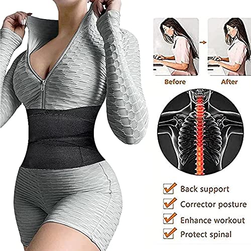 ASKSA Tiktok - Banda abdominal para mujer, para después del parto, Weinrot-4m, Talla única