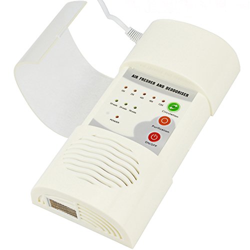 ATWFS Purificador de Aire Generador de Ozon Ionizador, 200 MG/h, Ozono Esterilización Filtros para Cocina, Sala de Mascotas, Sala de Fumadores Doméstico Purificador de Aire