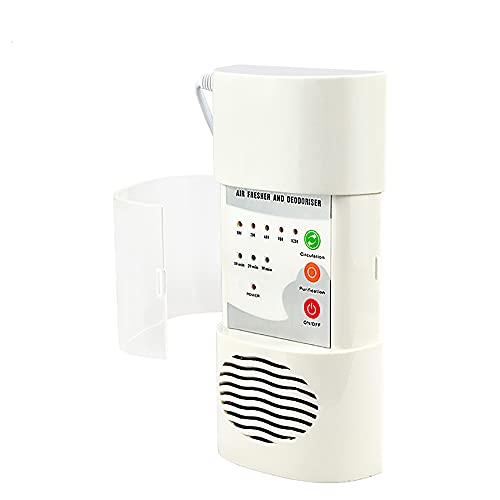 ATWFS Purificador de Aire Generador de Ozon Ionizador, 200 MG/h, Ozono Esterilización Filtros para Cocina, Sala de Mascotas, Sala de Fumadores Doméstico Purificador de Aire
