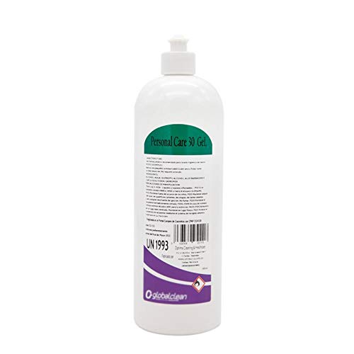 AUTO LABEL Gel Hidroalcohólico manos con Aloe Vera 3 x 1000ml 70% Alcohol Garantizado, Total 3 Litros Hidrogel
