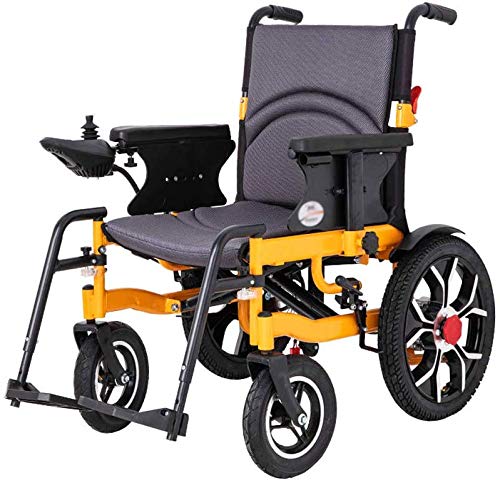 AYHa Silla de ruedas eléctrica Silla de ruedas, silla de ruedas plegable portátil automático inteligente, minusválidos de cuatro ruedas Scooter (para personas de movilidad ancianos) Sillones (Diseño: