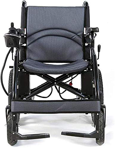 AYHa Silla de ruedas silla de ruedas, minusválidos de cuatro ruedas Silla de ruedas eléctrica plegable portátil inteligente automático scooter 250W (amor silla de ruedas, el cuidado de personas con d