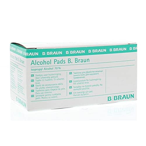 B Braun Toallitas con alcohol, 1 paquete (1 x 100 unidades)