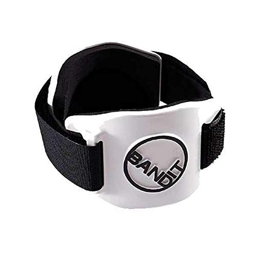 Band-It ABI00 - Cinta Deportiva de sujeción para el antebrazo, Color Negro y Blanco
