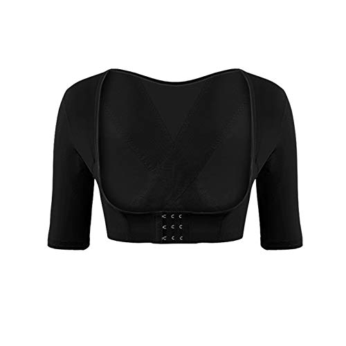 BaronHong Push Up Bra Shapewear Corrector de postura para mujeres Soporte de pecho Levantador Tops Chaleco Shaper (negro-B, 2XL)