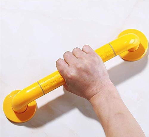 Barras de sujeción de ducha, asas de acero inoxidable, accesorios de baño, asas antideslizantes, para bañeras, minusválidos, ancianos (amarillo)
