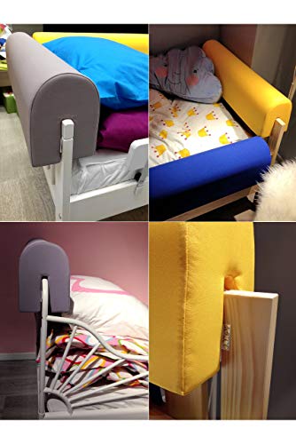 Barrier Guard - Protector de espuma para cama infantil, seguro y cómodo para los niños
