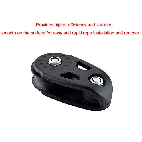 Basage Cuerda de Nailon para Barco Kayak Bloque de Polea Polea Marina Anclaje de ElevacióN Accesorios para Ruedas Vela Ligera Hardware para Deportes AcuáTicos