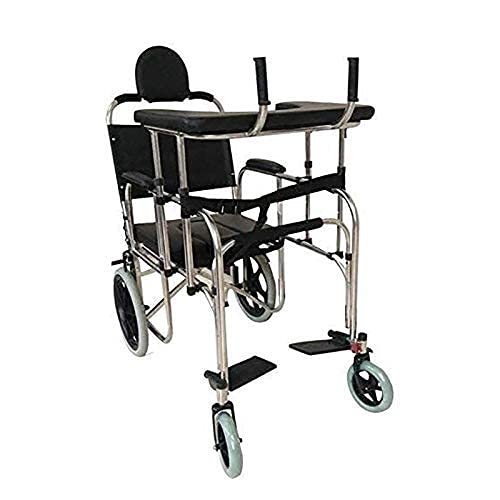Bastidor para caminar Andador estándar Andador andador andador para ancianos con asiento, inodoro junto a la cama, entrenamiento para caminar de rehabilitación, ayuda de movilidad para adultos ma