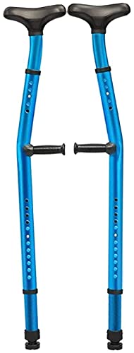 bastón ajustable doble ergonómico pertenencia muletas todo tipo de personas y personas obesas de personas obesas con tubos de aleación de aluminio Doble función amortiguador debajo del costado de la