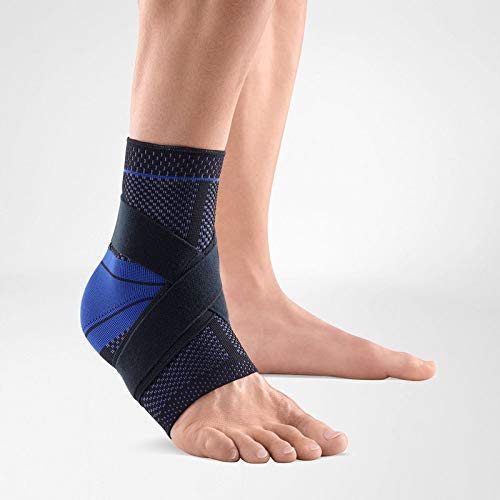 Bauerfeind Vendaje entrenamiento, MalleoTrain S,negro,izquierdo, talla 4