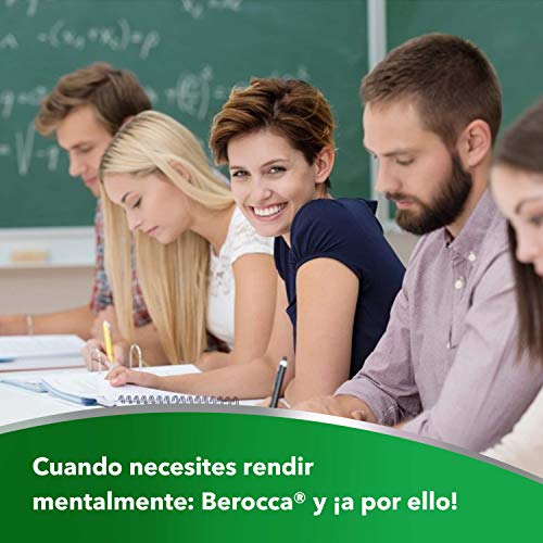 BAYER HISPANIA, S.L. Berocca Performance Complejo de Vitaminas y Minerales Sin Cafeína, Contribuye al Rendimiento Mental y Físico, 30 Comprimidos