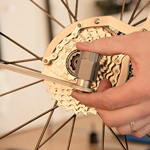 BBB Cycling Bloqueo Lock Plug Free Wheel láser Anillo quitamanchas (para Bicicletas BTL 106S, Silver, Medium, BTL de 106S