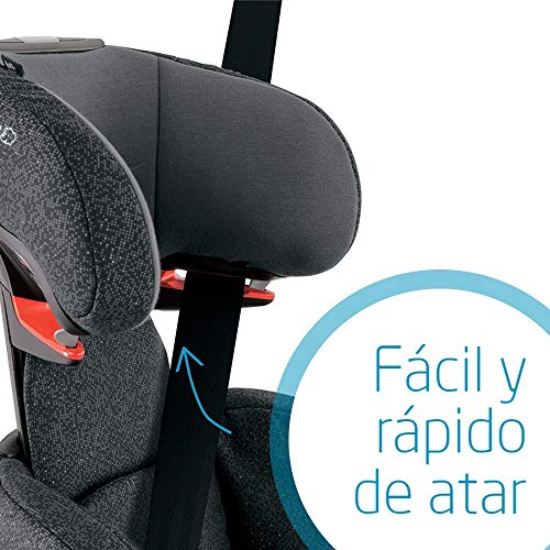 Bébé Confort RODIFIX AirProtect, Silla de auto para niño con ISOFIX, R44/04, reclinable, segura y ligera, desde los 3.5 hasta los 12 años, 15-36 kg, gr. 2/3, Triangle Black (negro)