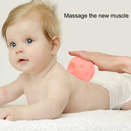 Bebé Sensoriales Bolas - Miotlsy 6 Pcs Suave Textura Bolas de Masaje, Multi Colorido de la Bola del Tacto del Niño de la Mano con Textura, Juguete de Baño para Bebé 6 Meses a 3 año