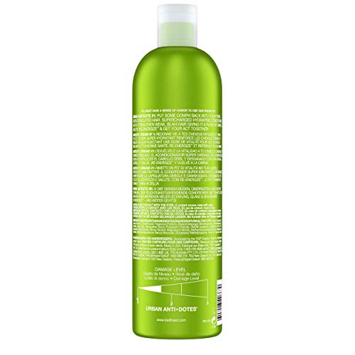 Bed Head by Tigi – Urban Antidotes Re-Energize, champú y acondicionador de uso diario, 2 x 750 ml