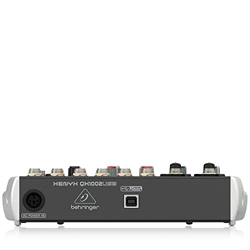 Behringer MESA XENYX QX1002USB Mesa mezclas, gris oscuro