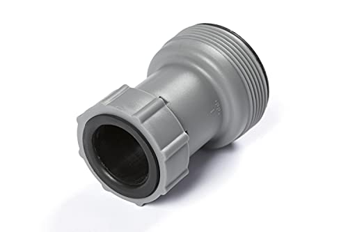 BESTWAY 58236 - Adaptadores de Manguera Diámetro 38 mm Con Válvula de 32 mm Para Bomba de Filtrado para Piscina Resistentes a la Corrosión Fácil de Instalar