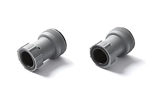 BESTWAY 58236 - Adaptadores de Manguera Diámetro 38 mm Con Válvula de 32 mm Para Bomba de Filtrado para Piscina Resistentes a la Corrosión Fácil de Instalar