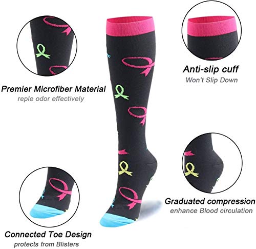 beusilay 8 Pares Calcetines De Compresión Para Mujeres Y Hombres- Ideal Para Médicos, Circulación Y Recuperación, Enfermería, Viajes Y Vuelo, Correr Y Fitness (15-20 mmHg), color carne, L-XL