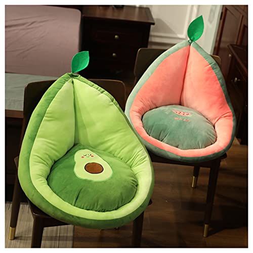 BFGWEI Cojín de Asiento Semicerrado, Almohadas de Cojín de Felpa Cómoda y Cálida para el Respaldo de la Cintura, Almohadillas de Silla Extraíbles para Decoración de Interiores