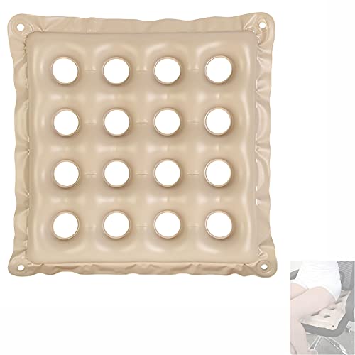 Bias&Belief Cojines Antiescaras Cojin Hemorroides Cojin Inflable Caderas de Apoyo Descompresión Respirable para Las Personas Que Se Sientan Durante Mucho Tiempo Beige