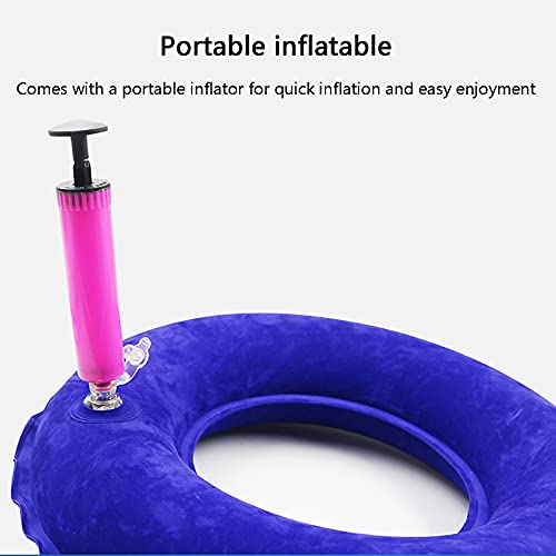 Bias&Belief Cojines Antiescaras Cojin Inflable para El Alivio de Hemorroides y Dolores de Coxis por Almorranas Protege Las Nalgas Ajustar La Postura Sentada
