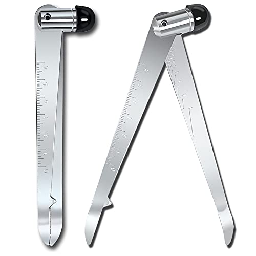 BIUYYY Martillo de Reflejos con Regla de Escala y Cabeza de Goma Martillo de Percusión Instrumentos Médicos de Diagnóstico Durable No se Deforma Fácilmente para Enfermera Estudiante de Medicina