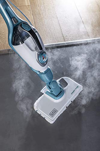 BLACK+DECKER FSMH1321JMD-QS - Mopa a vapor 17 en 1 de 1300W, 500 ml 34x65x18cm