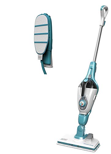 BLACK+DECKER FSMH1321JMD-QS - Mopa a vapor 17 en 1 de 1300W, 500 ml 34x65x18cm
