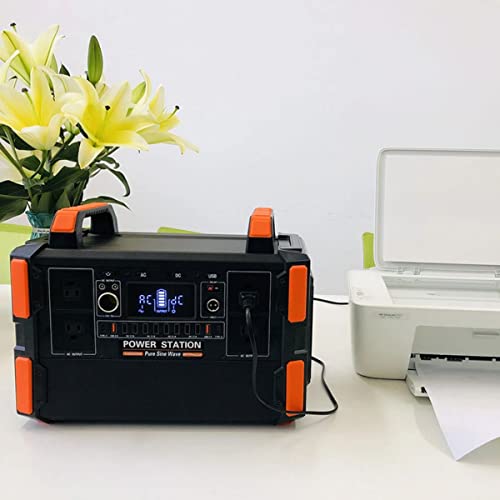 BO LAI DE Generador De Energía Solar Portátil De 1000W,Cargador De Batería,Motor De 110-240V, Salida De Energía De CA, Respaldo De Emergencia, Adecuado para CPAP, Viajes De Campamento Al Aire Libre