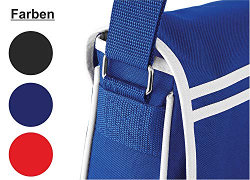 Bolsa de hombro para entrenamiento de la marca Druckerlebnis24, con elevador de ventanas, adecuada para escuela, universidad, ordenador portátil