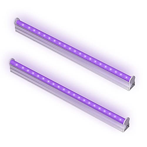 Bomcosy Luz LED Ultravioleta UV, Bombilla Luz Negra Ultravioleta(395 nm, funciona con USB, 2 unidades)