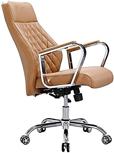 Boss bureaustoel Hoge rugleuning bureaustoel Ergonomische Computer Met lendensteun Hoofdsteun Draaistoel voor Dames Heren Volwassenen Verstelbare rugleuning Vergrendeling Opklapbare Moderne Executiv