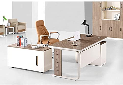 Boss bureaustoel Hoge rugleuning bureaustoel Ergonomische Computer Met lendensteun Hoofdsteun Draaistoel voor Dames Heren Volwassenen Verstelbare rugleuning Vergrendeling Opklapbare Moderne Executiv