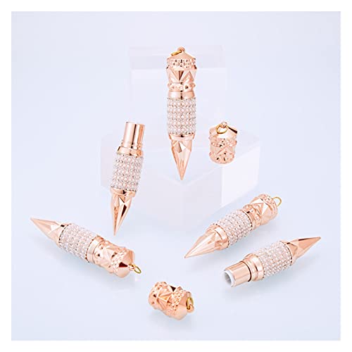 Botella contenedor Venta al por mayor 12.1mm en blanco botellas de contenedor de lápiz labial rosa oro perla rábano labio palo de labios tubos lipbalm tubos embalaje cosmético Artículos de viaje