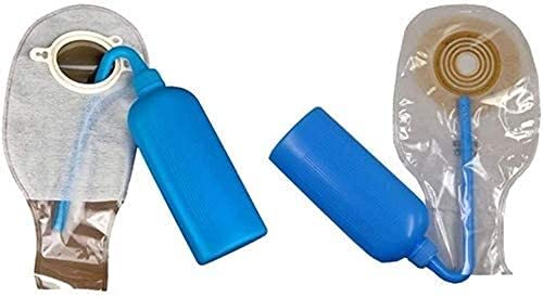 Botellas de Lavado de plástico Ostomy Hernia Cinturón 2PCS 350ML Botella de Limpieza para la Bolsa de colostomía para Todas Las Bolsas de ostomía para Uso Permanente