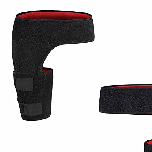 Brace de cadera para mujeres y hombres, Groin Compression Wrap Hip Support Support Sciatica Alivio del dolor de la ciática- Historias de la huelga, el muslo del tendón de la corva, la cadera y más.